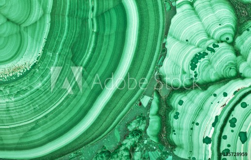 Bild på Green malachite beautiful texture macro